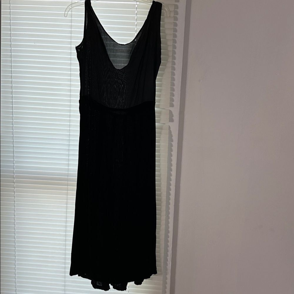 Antique 1920s Silk Velvet Flapper Style Dress